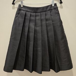 Ann Taylor • Black Box Pleat Skirt